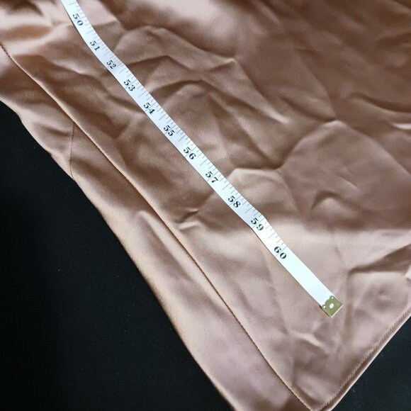 NEW Social Bridesmaids Draped One-Shoulder Convertible Maxi Dress Toffee XL - Picture 12 of 12